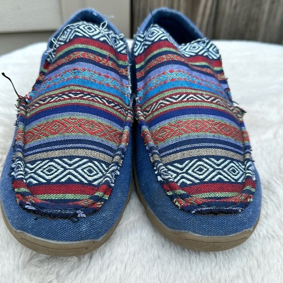 Roper Women's Southwestern Vamp Slip-On Shoes size 8.5 - Picture 4 of 9